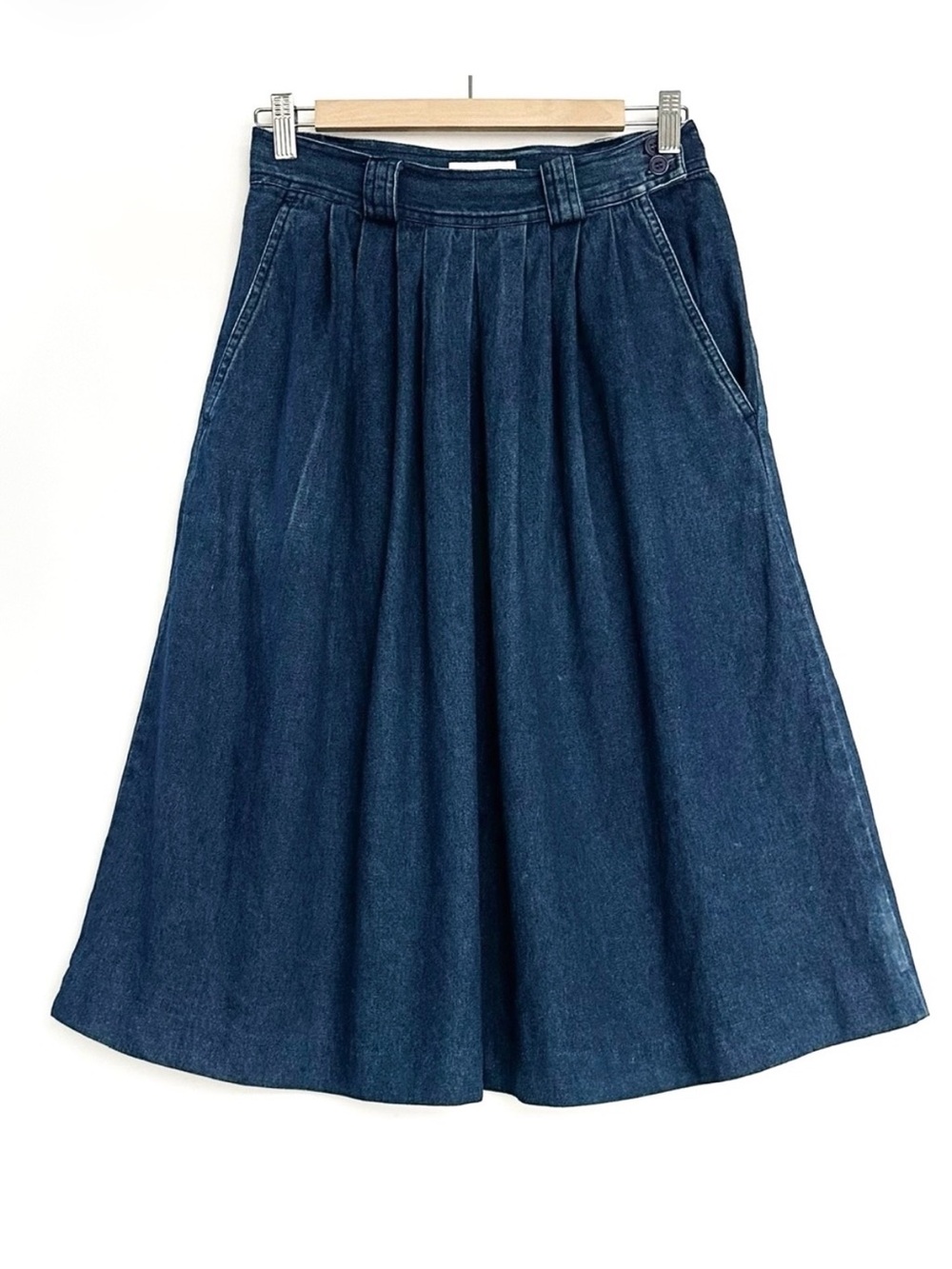 TABI VTG Denim pleated Skirt